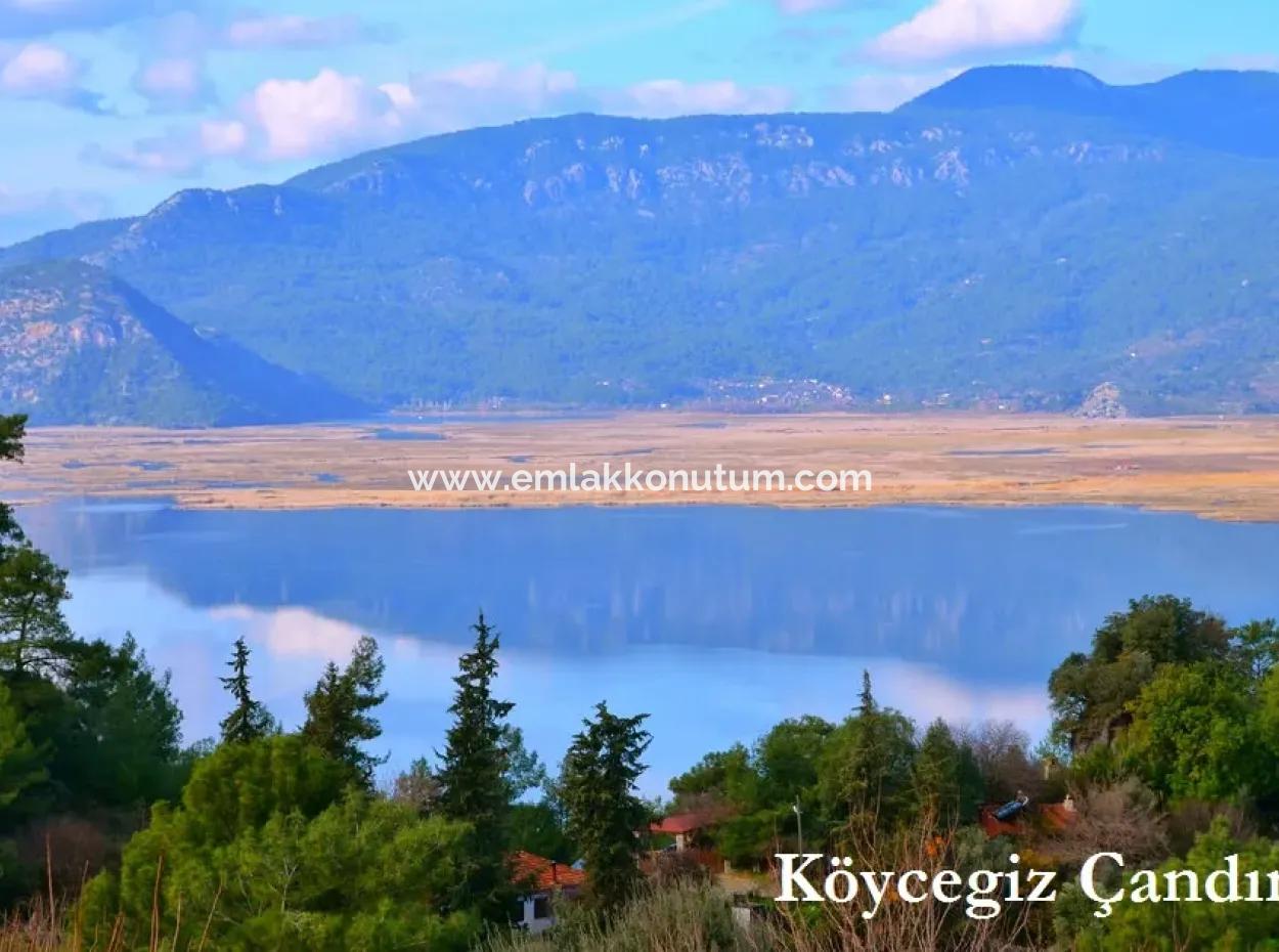 600M2 Wohngrundstück Mit Seeblick Zum Verkauf In Köyceğiz Çandır Bio-Dorf