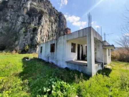 Mugla Dalyan 3500 M2 Grundstück 120 M2 Einstöckiges Einfamilienhaus Zu Verkaufen