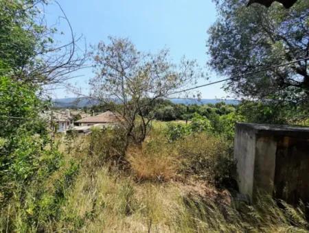 725 M2 Zoning Land Und Dorfhaus Zu Verkaufen In Mugla Ula Ataköy