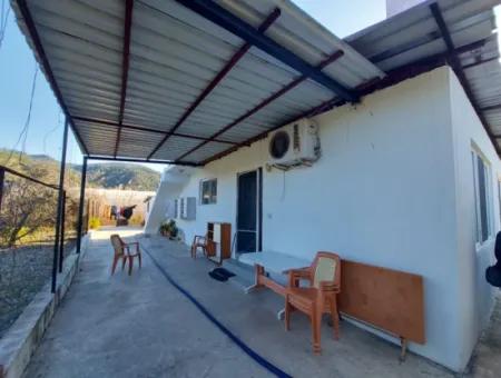 Ortaca Okçular 700M2 Grundstück, 100 M2 2 1 Freistehendes Unmöbliertes Haus Zu Vermieten