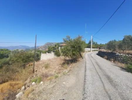 Ortaca Gökbelde See Und Meerblick Freistehende Eigentumsurkunde Zum Verkauf 650M2 Land Zum Verkauf