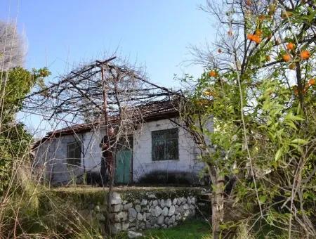 Freistehendes Haus Im Dorf Zum Verkauf In Fethiye Kadıköy