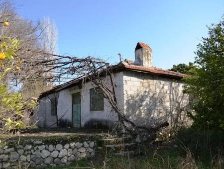 Freistehendes Haus Im Dorf Zum Verkauf In Fethiye Kadıköy