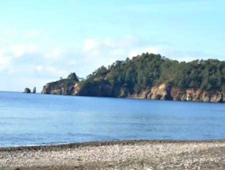 Grundstück Zu Verkaufen In Göcek In Der Nähe Des Strandes, Mit Einem Projekt Inlice