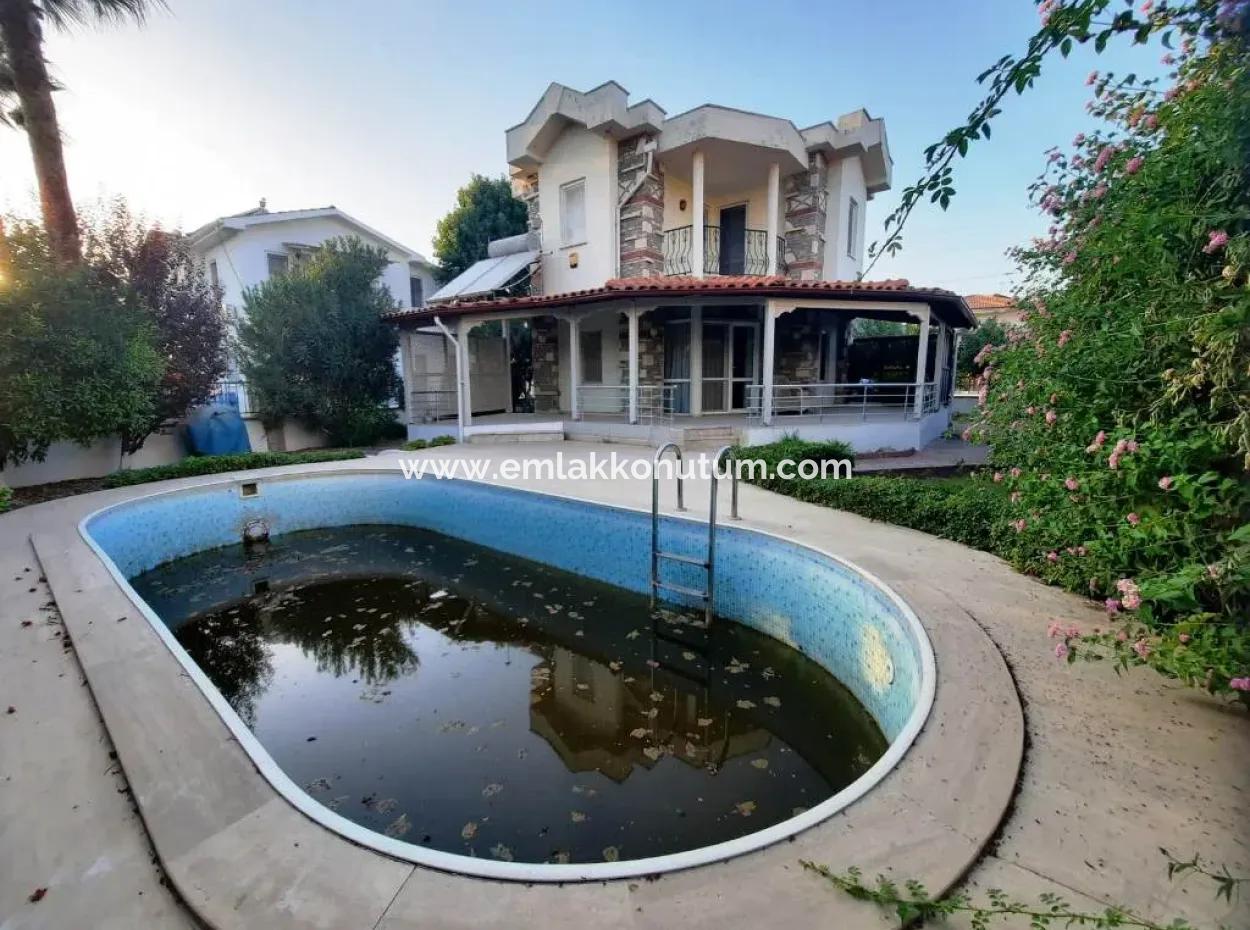 Mugla Ortaca Dalyan Swimming Pool 2+ 1 Detached Villas For Sale