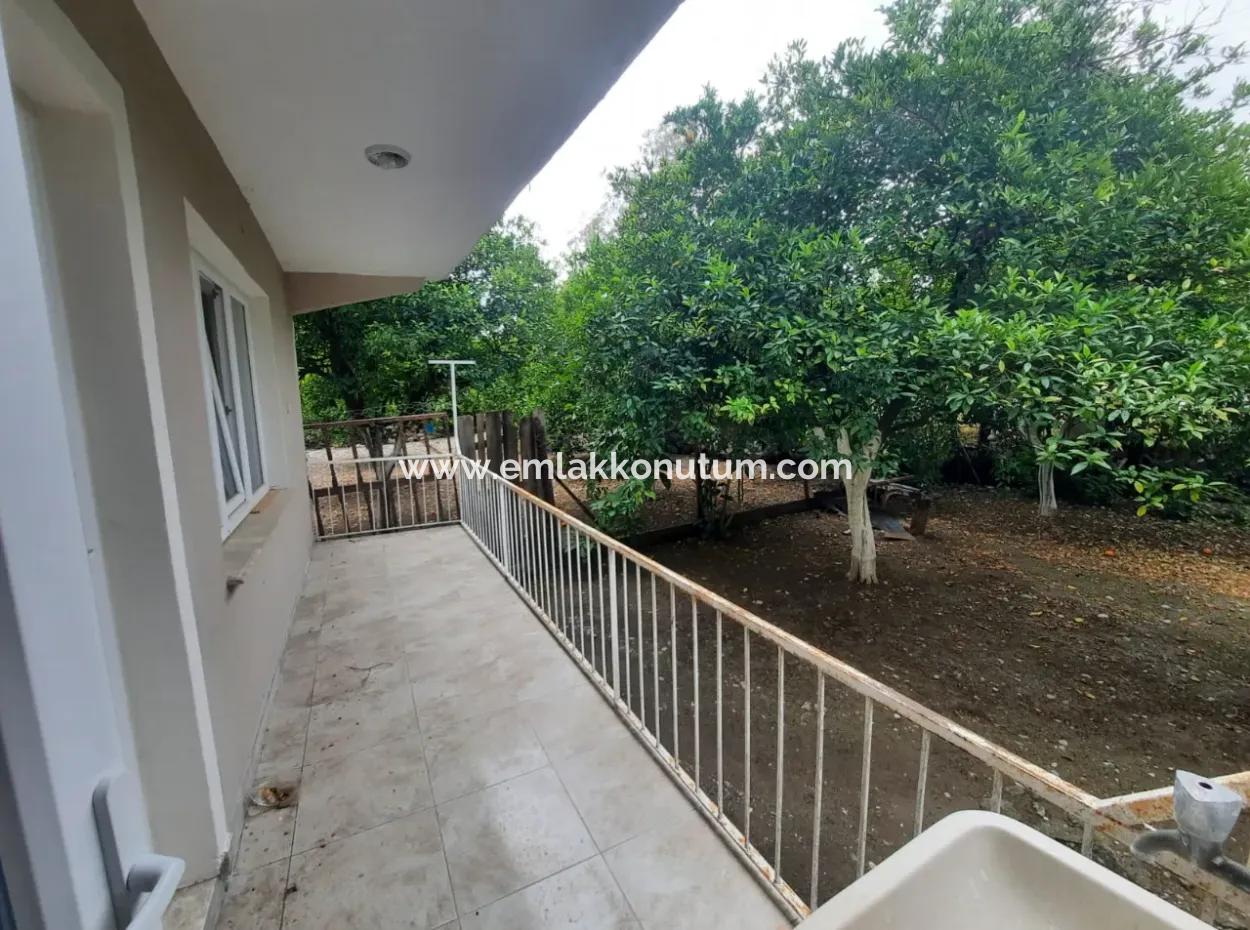 Unfurnished, Retirement Rent 3 1, 100 M2 Ground Floor Apartment In Ortaca Kemaliye