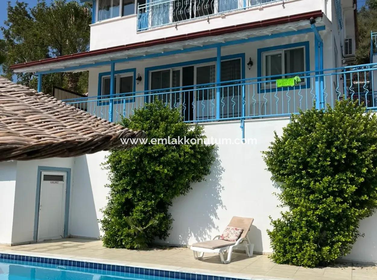 4 1 Sea View Detached Furnished Villa For Sale In Muğla Dalyan Gökbel