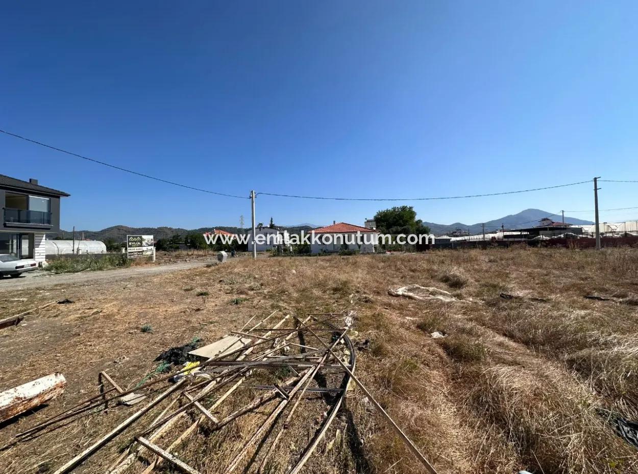 Ortaca Karaburunda 515 M2 Corner Zoned Land For Emergency Sale