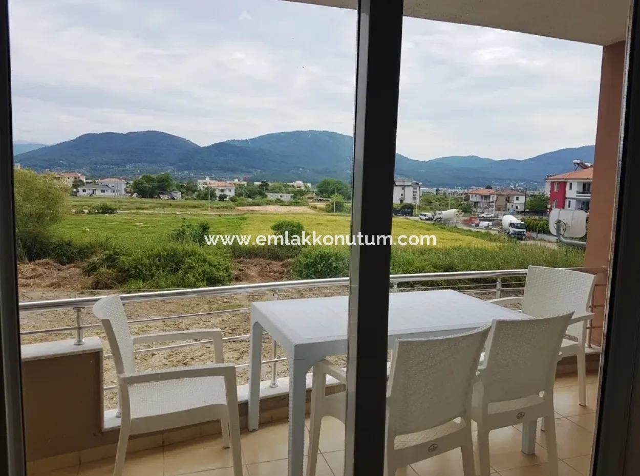 A Furnished Apartment With Swimming Pool In Dalaman For Sale, A Bargain 2 + 1