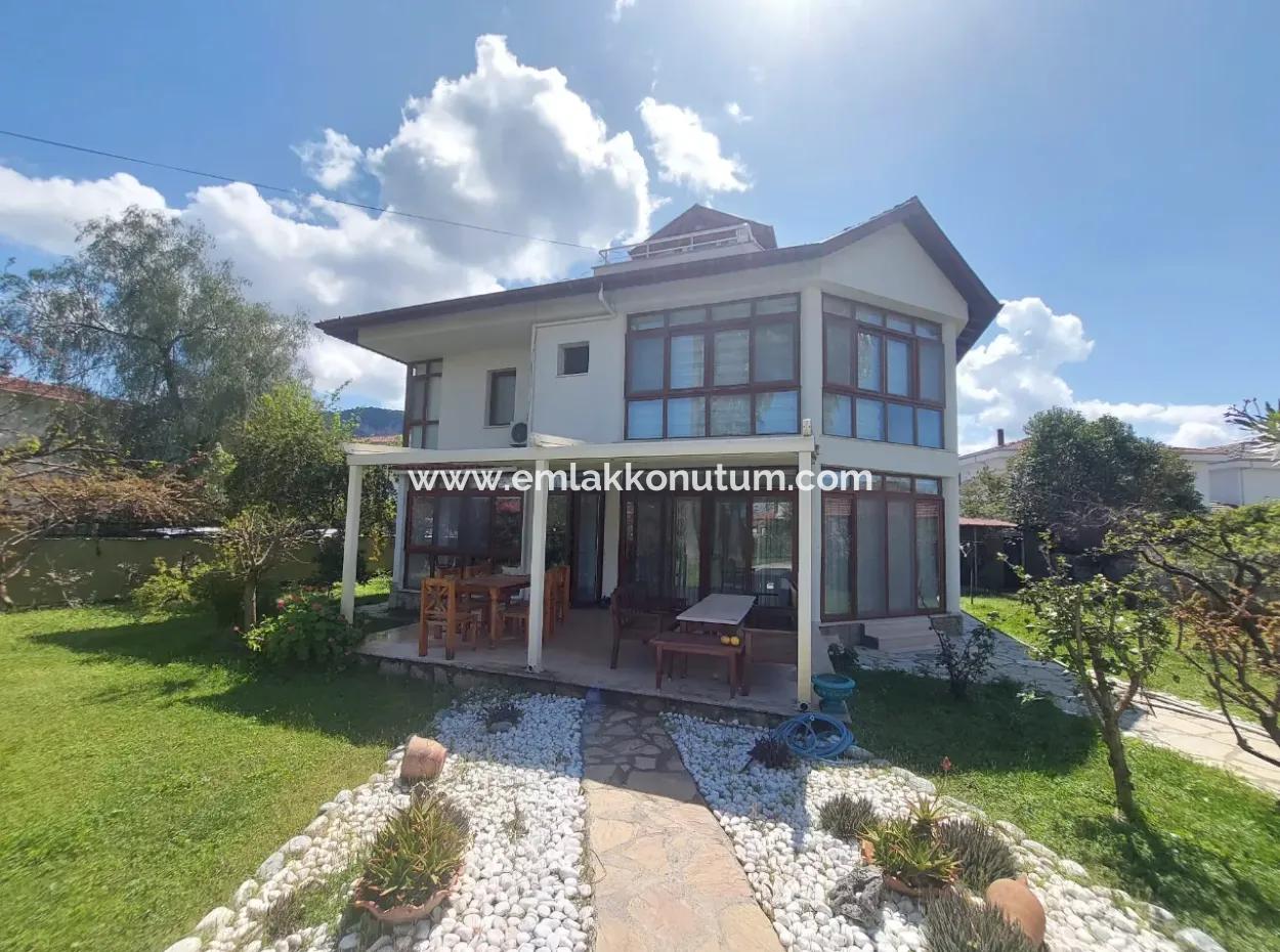 200 M2 5 1 Detached Triplex With Swimming Pool On 1.000 M2 Plot In Ortaca Dalyan