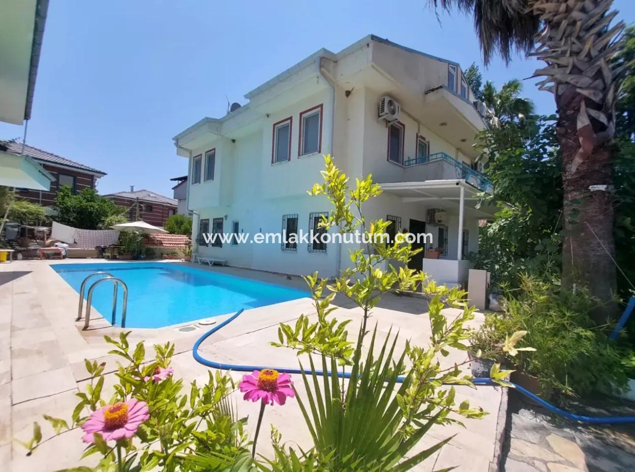 Mugla Dalyanda 70M2, 2 In 1, Furnished Ground Floor Apartment With Swimming Pool For Sale