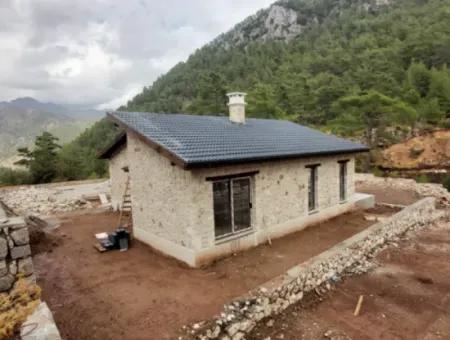 Zero Detached Stone House For Sale In Fethiye Grapes Redbelde