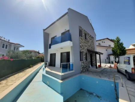 3 Triplex Villas With Mugla Ortaca Dalyan Swimming Pool For Sale Completely