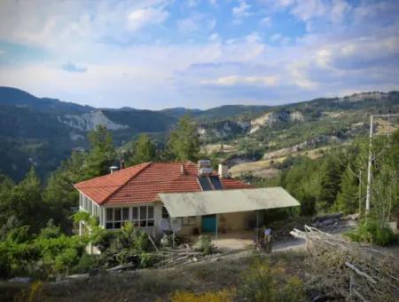 Land With 2 Houses In Denizli Çameli Ericek For Sale