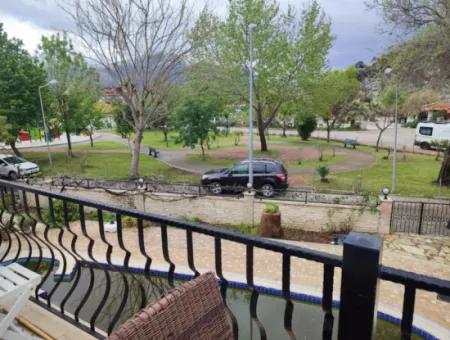 1 1 Apartment For Daily Rent In Dalyan, Mugla Near Dalyan Canal With Swimming Pool