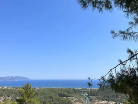 1000 M2 Land With Unbridgeable Sea View In Sarıgermede For Sale