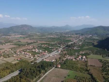740 M2 Land On The Main Road In Ortaca Okçular For Sale