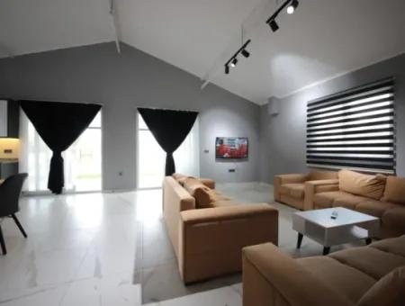 Newly Furnished 3 1 Luxury House With Swimming Pool On 2.000 M2 Land In Muğla Ortaca Karadonlar For Sale