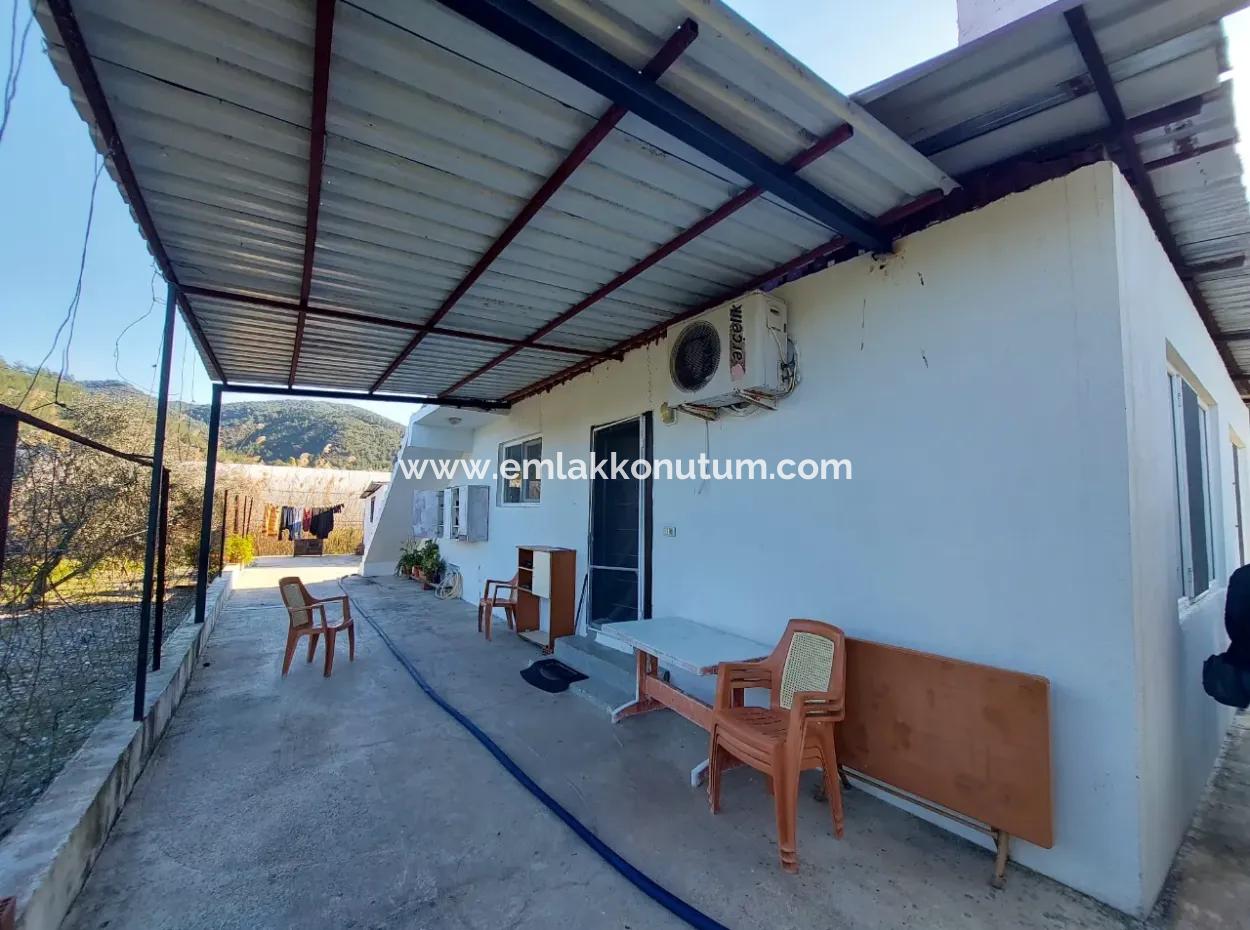 Ortaca Okçularda 700M2 Arazide, 100 M2 2+1 Müstakil Eşyasız Ev Kiralık