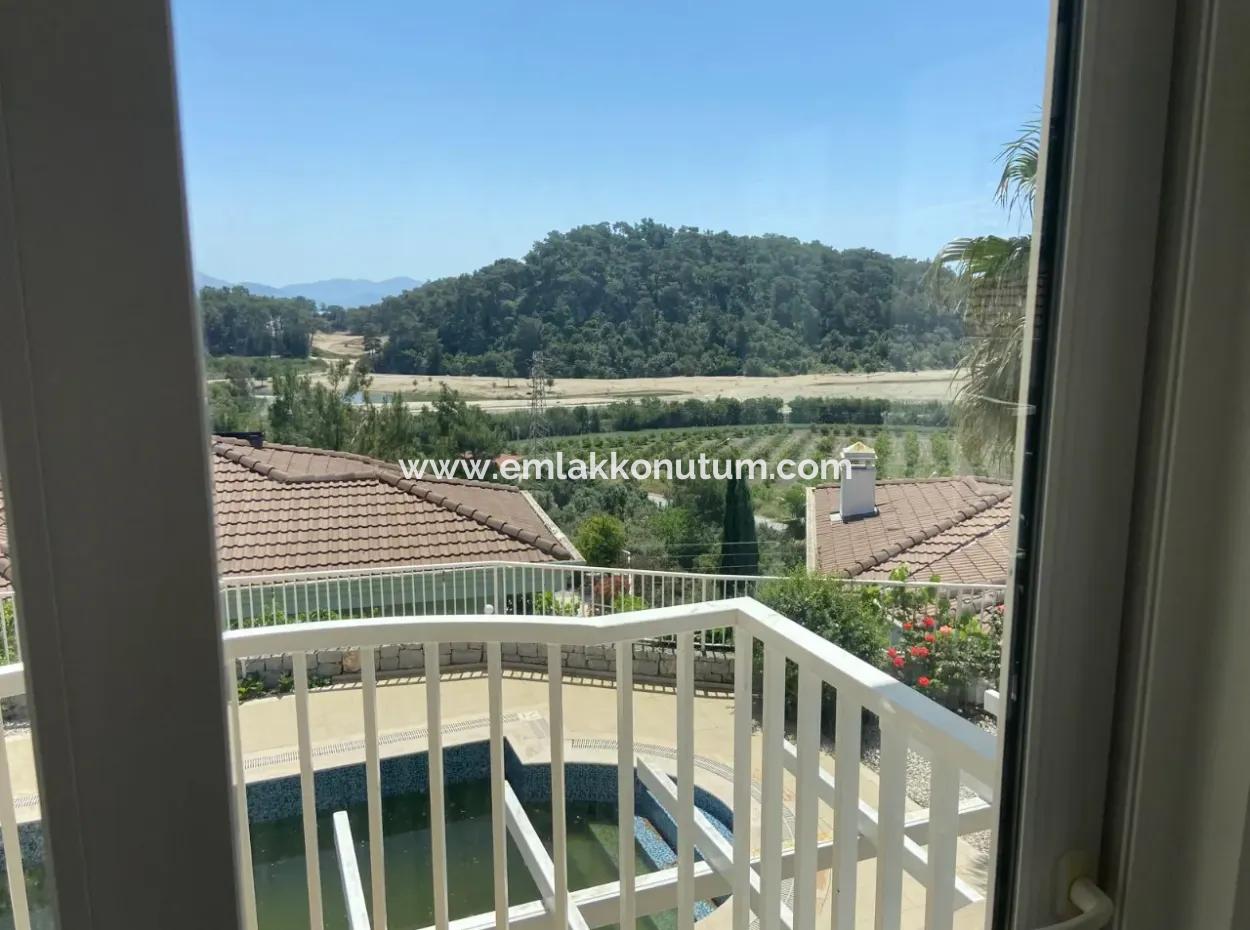 Mugla Sarıgermede 400 M2 Arsada Yüzme Havuzlu 3+1 Dubleks Satılık 