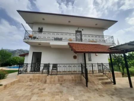 Muğla Ortaca Dalyan Da 600 M2 Arsada 3+1, 200 M2 Brüt Ve 153 M2 Net Kullanım Alanı Olan Dubleks Satılık