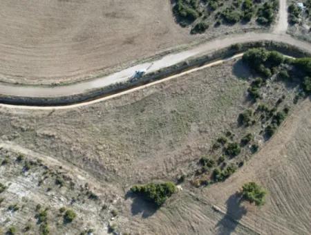 Çanakkale Bayramiç Çavuşköyde 886 M2 Müstakil Tapulu Hobi Bahçesi Satılık